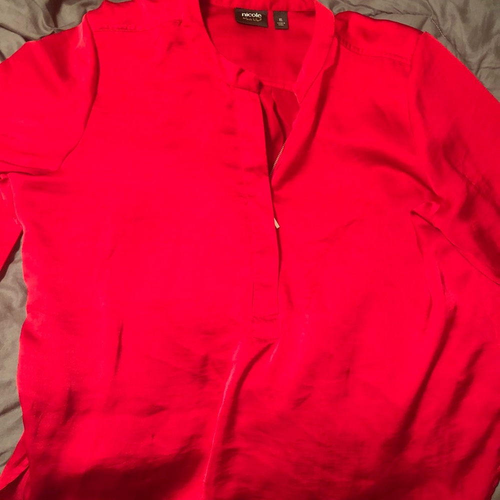 A red blouse